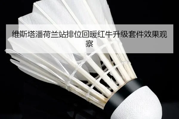 维斯塔潘荷兰站排位回暖红牛升级套件效果观察